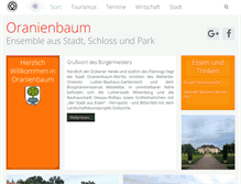 Tablet Screenshot of oranienbaum.de